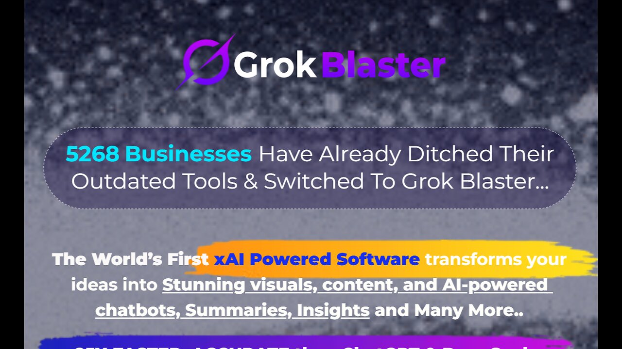 Imagine: Effortless Content Creation Powered by AI! GrokBlaster makes it a reality