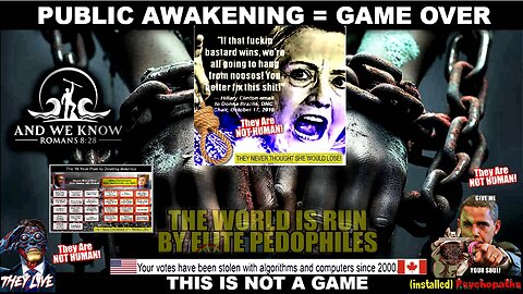 12.11.25: PUBLIC AWAKENING=Game Over, Epstein Transcripts, Obamacare FRAUD, Trump CARD, Pray!
