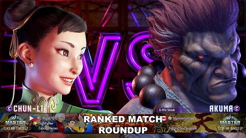 Kuya Kalbo SF6 Ranked Match Roundup. Chun Li Master Rank [Hori Fight Stick]