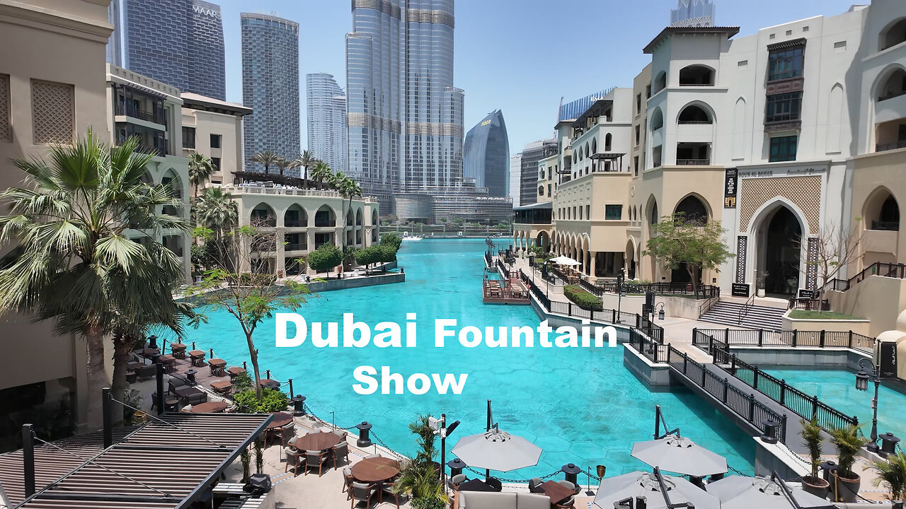 Dubai water fountain last dance show UAE