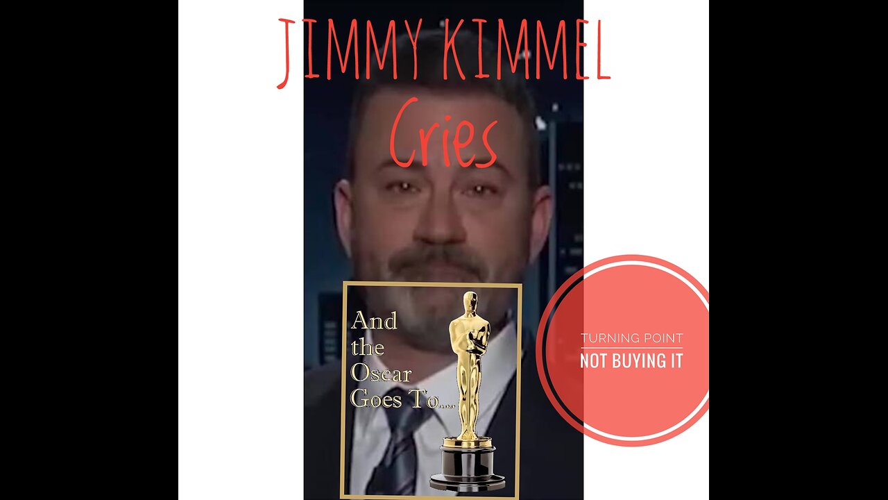 Jimmy Kimmel, Sorry performance was not good enough, but Maybe for an Oscar. Fictional Propaganda