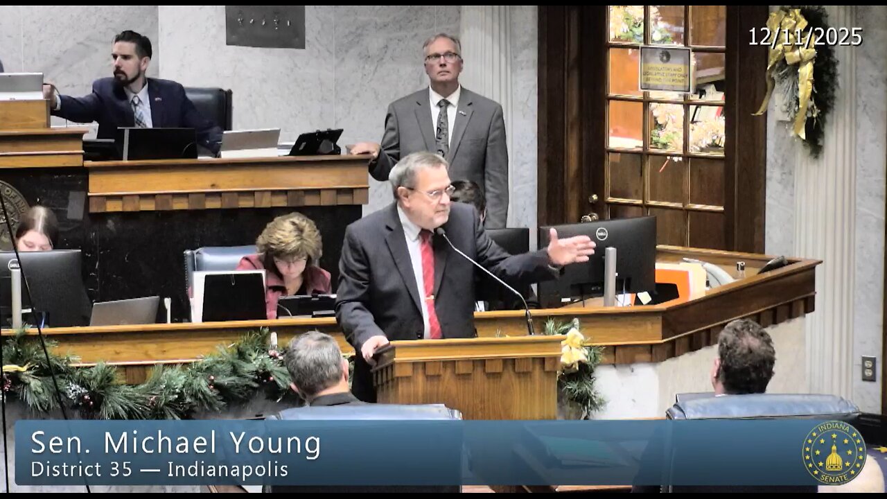 LIVE: INDIANA STATE SENATE VOTE IN 9-0 REDESTRICTING