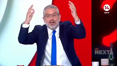 Israeli news channel 14 anchors celebrating Israeli Airstrikes in Qatar with sweets & champagne