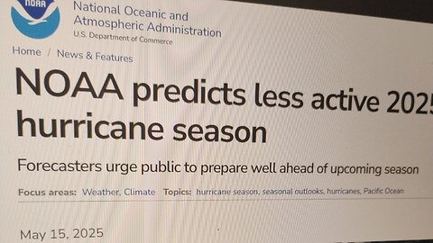Morning news & Hurricane season 2025