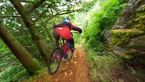 World's Best FPV Drone Shot? (extreme mountain biking)