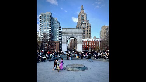 2025-03-22 Washington Square Park with Anna & Wifey Mae