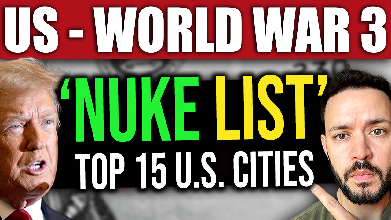 Top 15 U.S. Cities on the NUKE LIST - World War 3