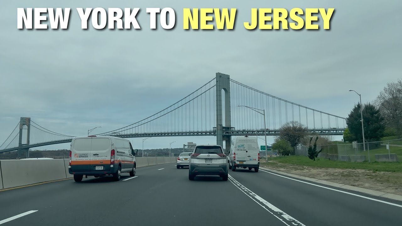 Driving from New York City to New Jersey Holland Ridge Farm April 2025