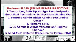 Liberty Conspiracy Live 9-23-25 Trump Up-Down at UN, ICE Homan a Ho? YouTube Censorship