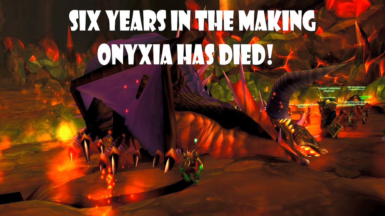 SIX YEARS in the Making | Onyxia Kill | WoW Stream Highlight
