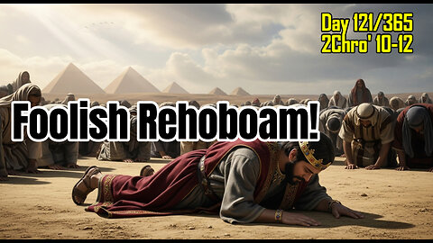 Day 121/365 - Rehoboam Causes Division | Jerusalem Invaded #bible #2chronicles