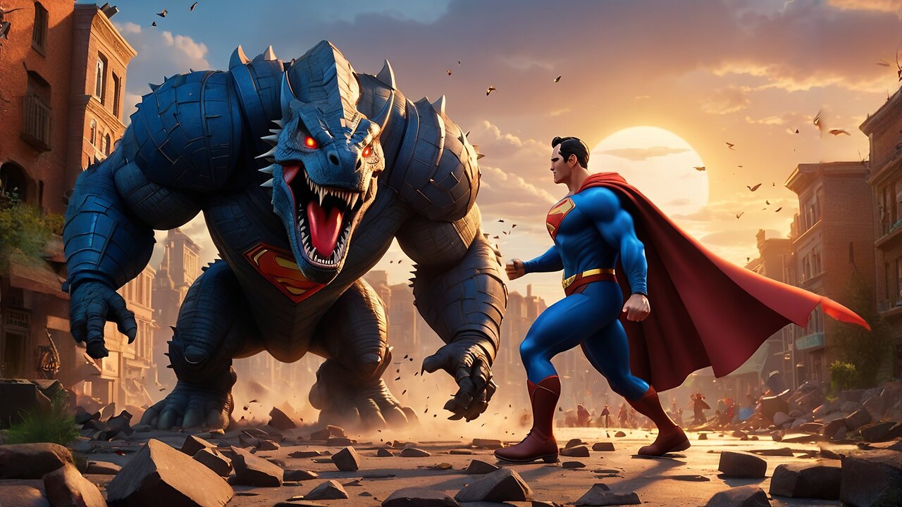 Superman vs. Monster Rex