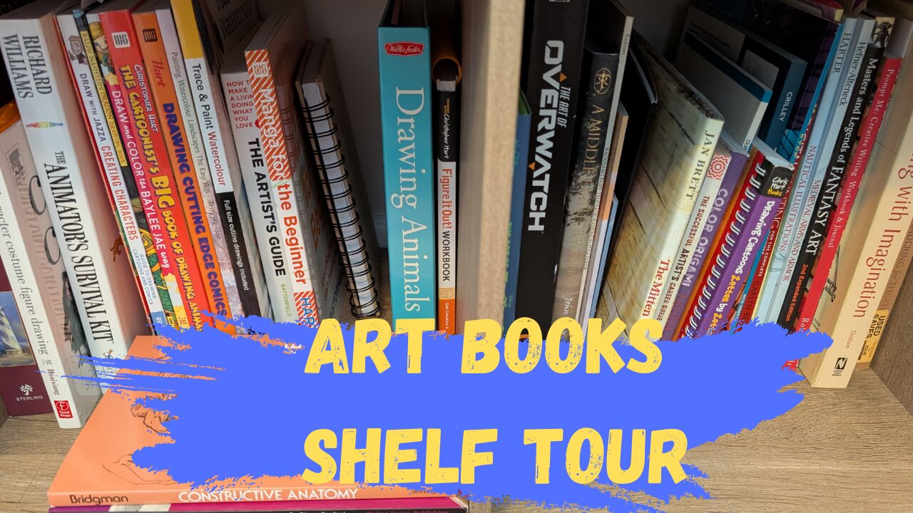 Art Books Bookshelf Tour