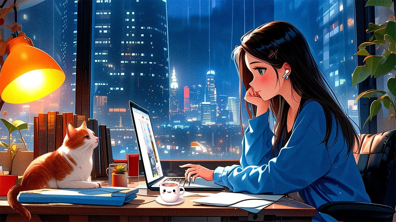 🌙🎶 Lo-Fi Haven – Relaxing Study & Chill Beats | Focus Music