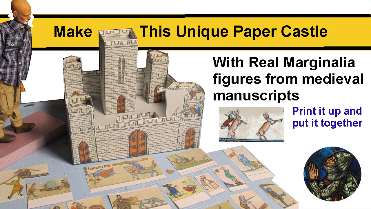Make this Whimsical Paper Castle - Download, print, and put together