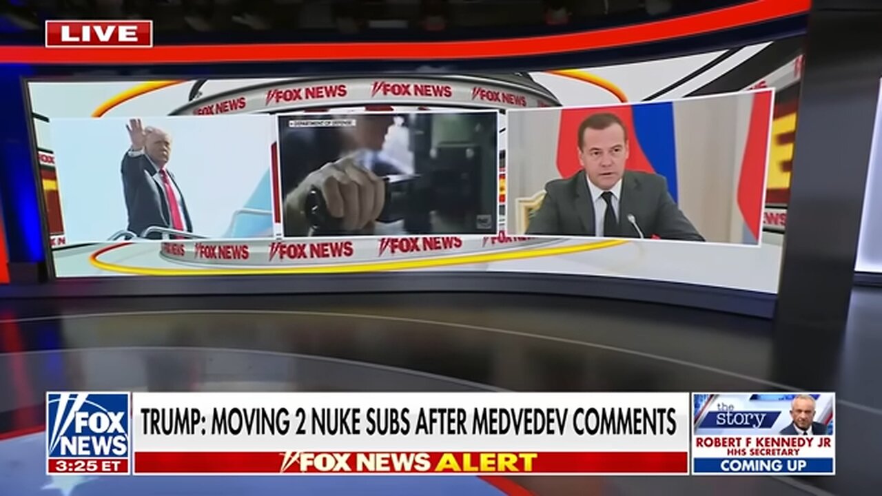 US moves nuclear subs after 'highly provocative' Russian comments