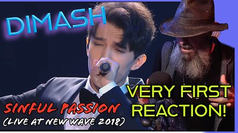 Dimash Qudaibergen - Sinful Passion (Live at New Wave 2018) | REACTION! #dimash #dimashreaction