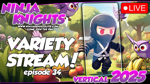 LIVE: Ninja Knights Variety Stream Vol 33 - Fortnite, Minecraft, COD, Roblox and Sea Of Thieves!