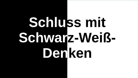 MeGGi - Schluss mit Schwarz-Weiß-Denken