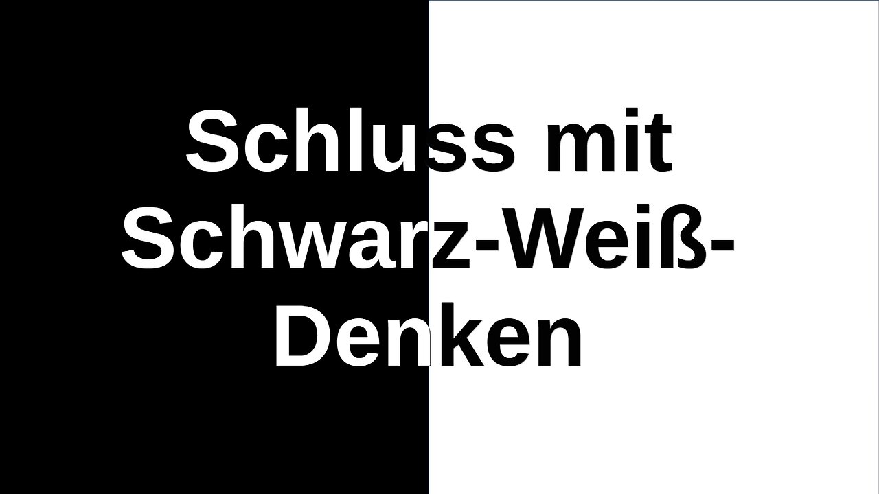 MeGGi - Schluss mit Schwarz-Weiß-Denken