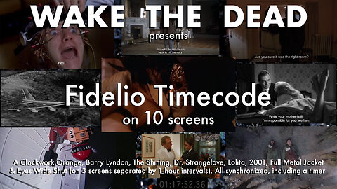 Fidelio Timecode on 10 screens