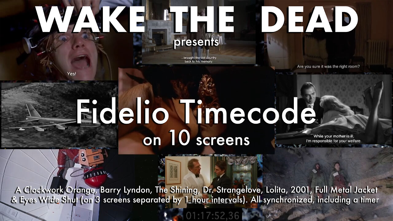 Fidelio Timecode on 10 screens