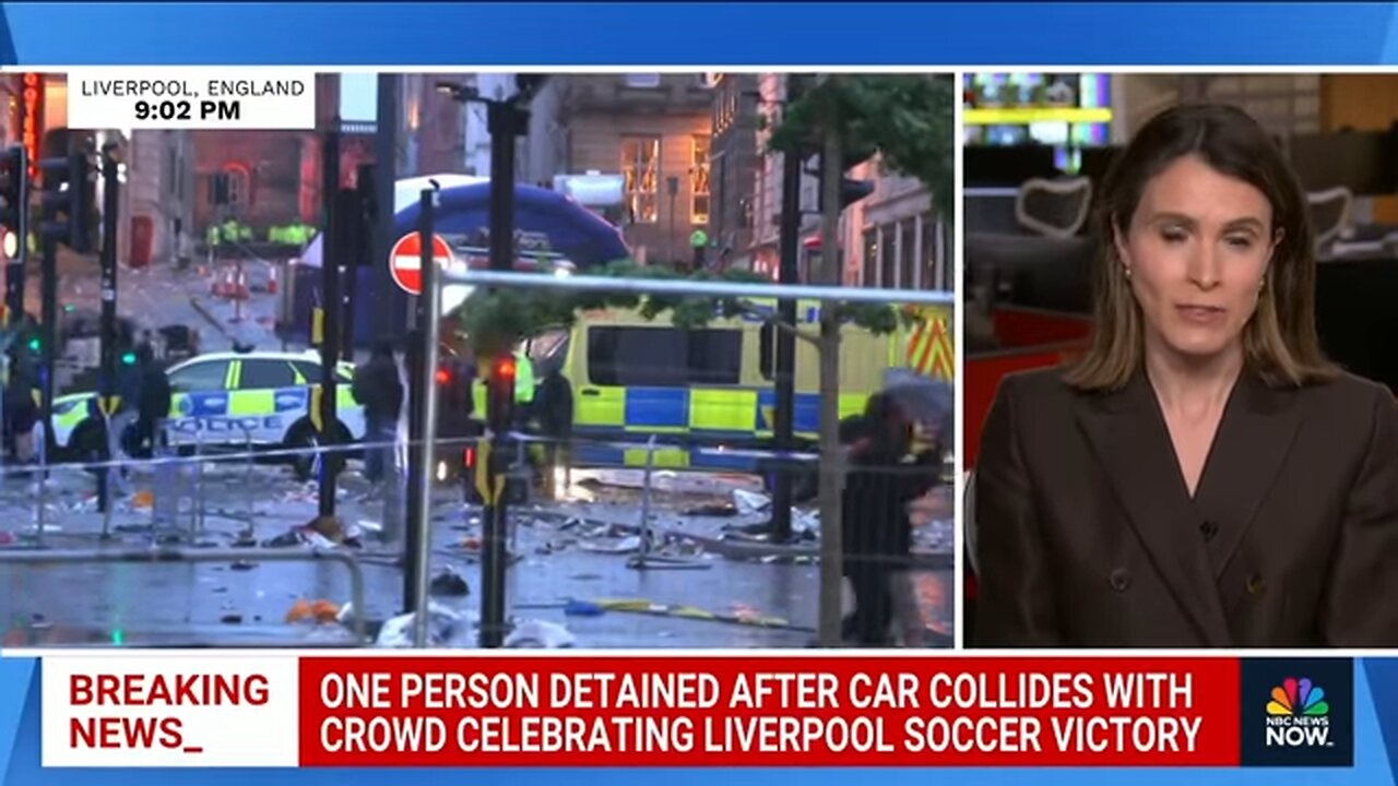 BREAKING: Driver detained after car drives into crowd at Liverpool parade