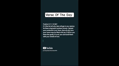 Verse Of The Day