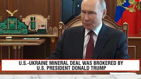 Ukraine Mineral Deal | Donald Trump Ties Himself to Future of Ukraine With Minerals Deal