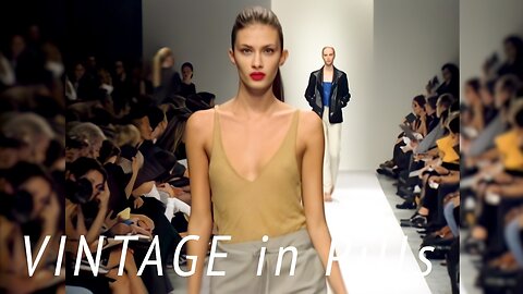 Vintage in Pills NARCISO RODRIGUEZ Spring 1998 New York - Fashion Channel