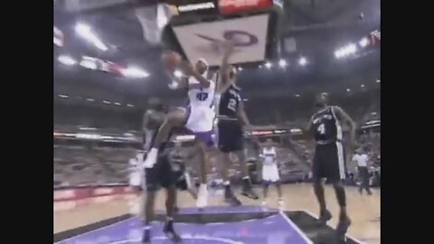 Bonzi Wells 18 Points 3 Ast 5 Stl Vs. Spurs, 2005-06.