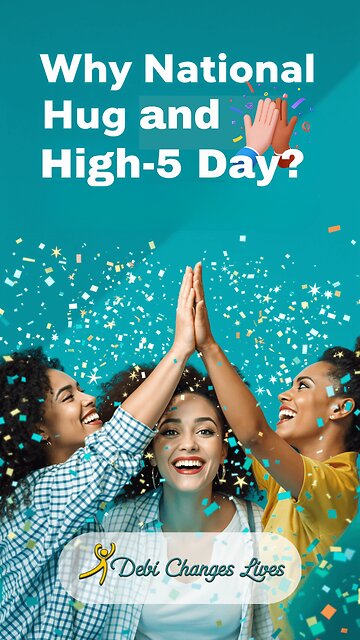 𝗪𝗵𝘆 𝗡𝗮𝘁𝗶𝗼𝗻𝗮𝗹 𝗛𝘂𝗴 & 𝗛𝗶𝗴𝗵 𝟱 𝗗𝗮𝘆? 🤗✋