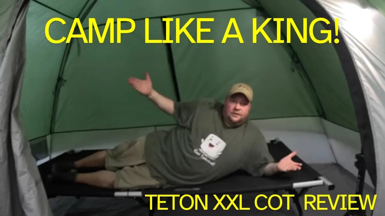 A review of the Teton XXL cot and why you NEVER want to take it backpacking!