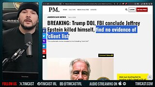 DOJ Claims There IS NO EPSTEIN LIST In MASSIVE LIE, Pam Bondi Said SHE Had It