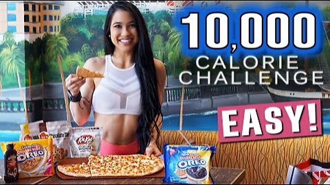 10,000 CALORIE CHALLENGE DESTROYED! | GIRL SCIENTIST VS FOOD | EPIC CHEAT DAY