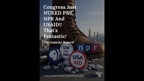 Congress Just NUKED PBS, NPR And USAID!! That's Fantastic!