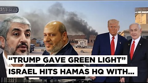 Trump Approved Doha Strikes Israeli Jets Drop 10 Bombs on Hamas HQ in Qatar, UAE and Saudi Fume