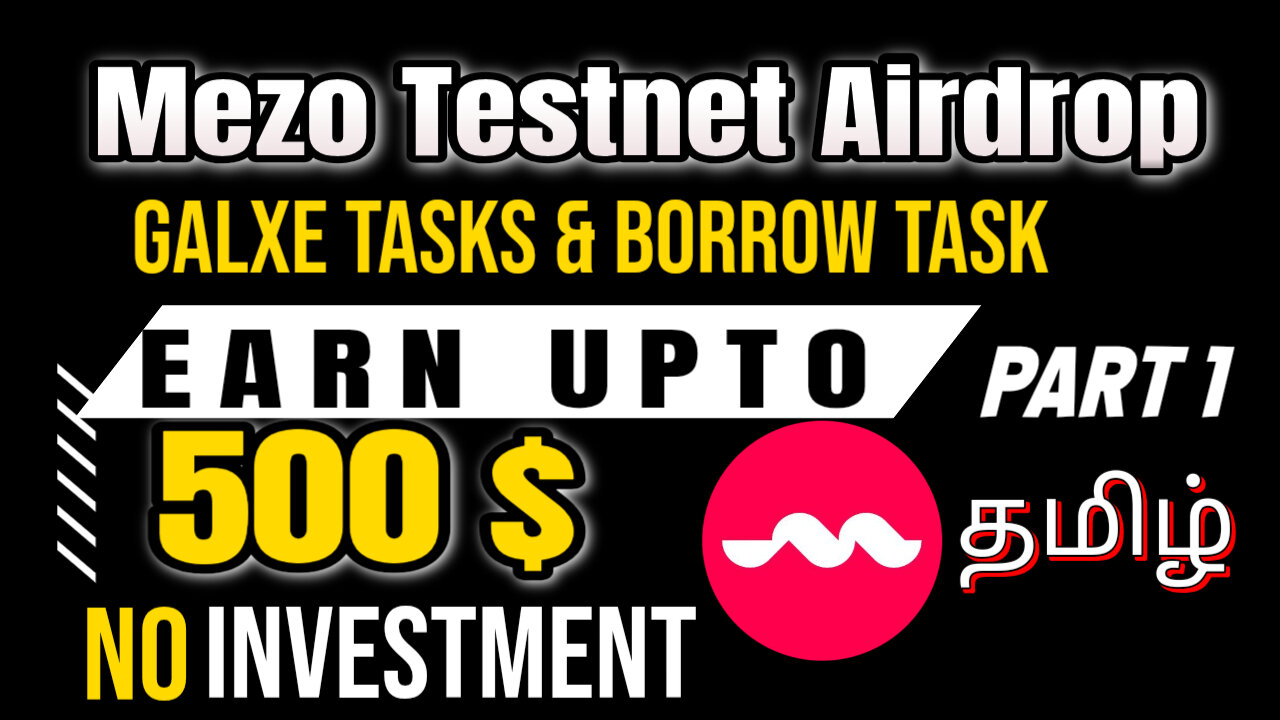 Mezo testnet airdrop| earn money without investment| earn free crypto
