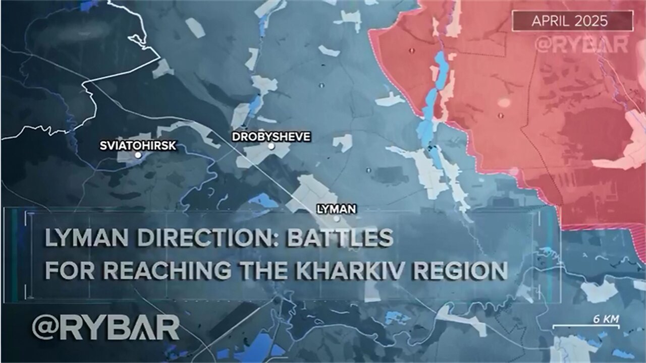 ►🚨▶⚡️🇺🇦⚔️🇷🇺 Rybar’s Analysis: Fighting on the Lyman Direction