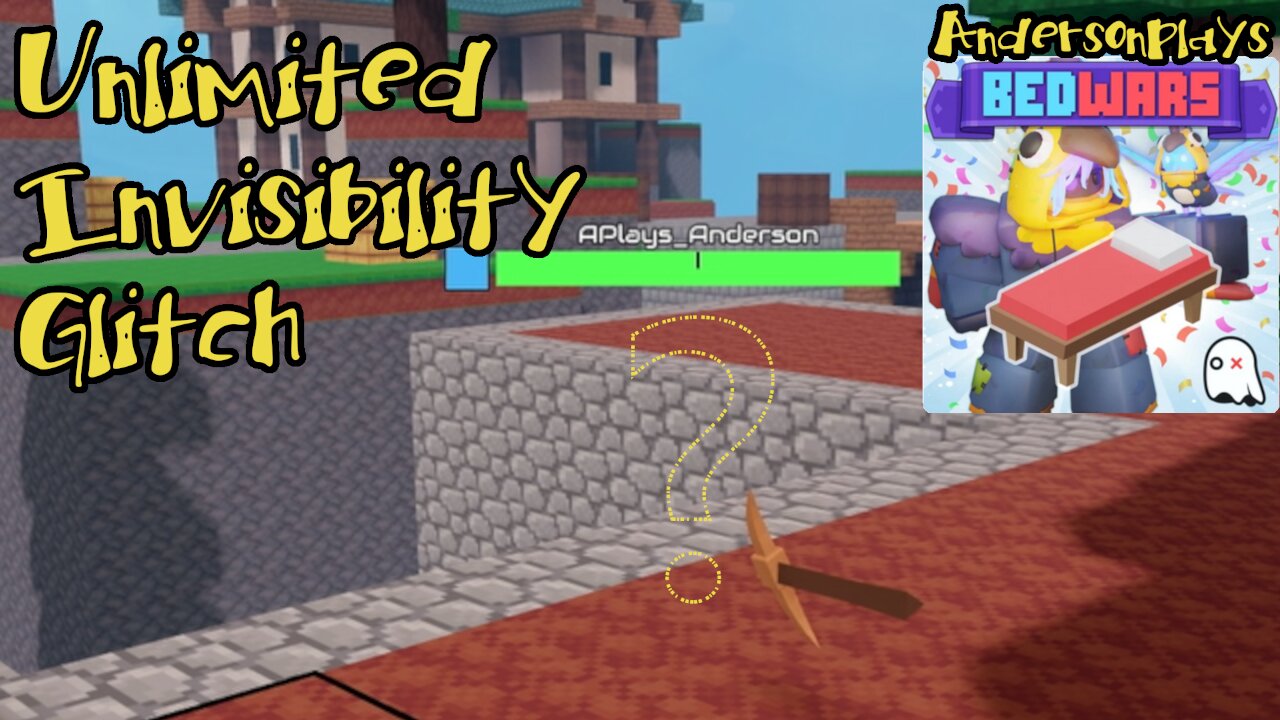 AndersonPlays Roblox [🎂BIRTHDAY] BedWars - Unlimited Invisibility Glitch