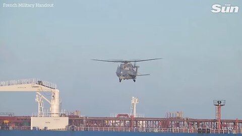 Dramatic moment French commandos storm Russian 'shadow fleet' oil tanker in Mediterranean Sea