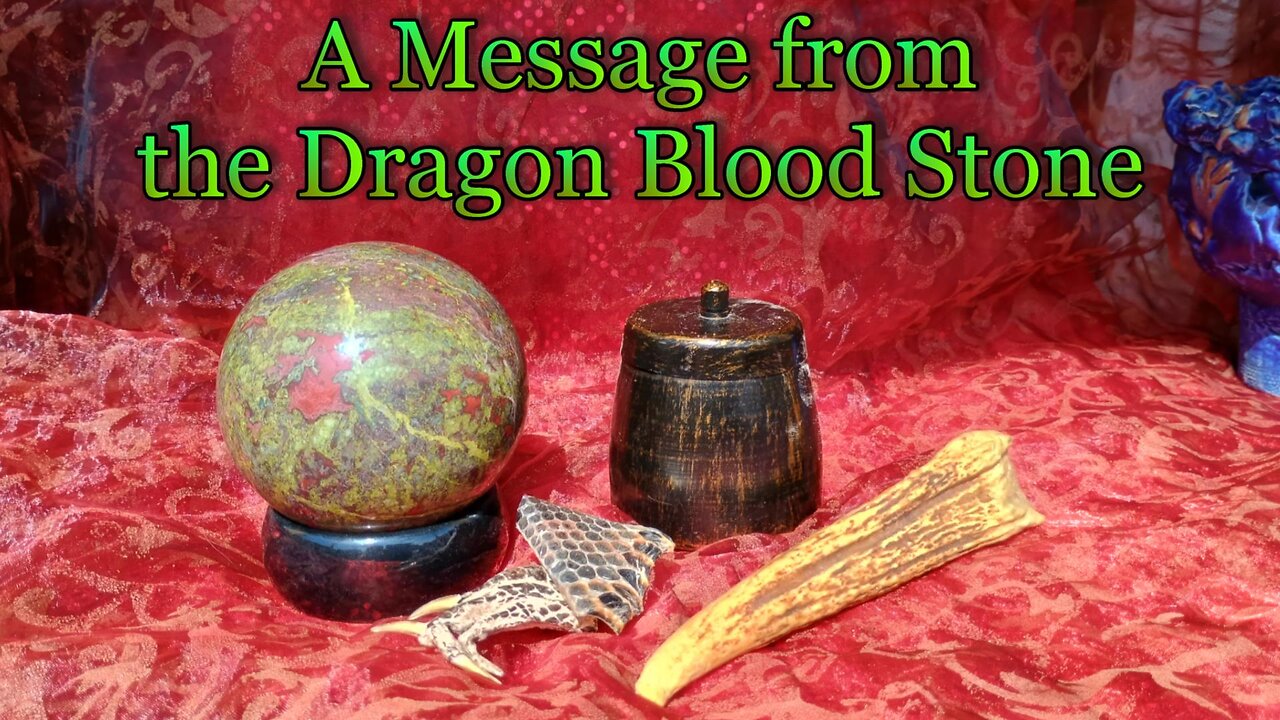 A message from the Dragon Blood Stone Ball