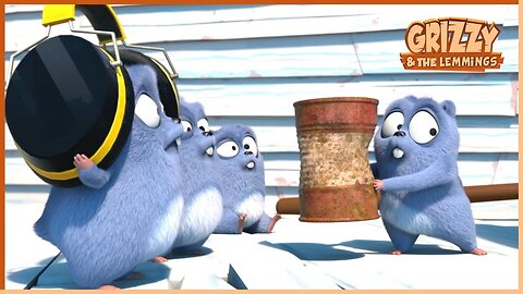 Lost Object _ Grizzy & the lemmings _ 🐻🐹 |Cartoon for Kids| /Cartoon Rush/