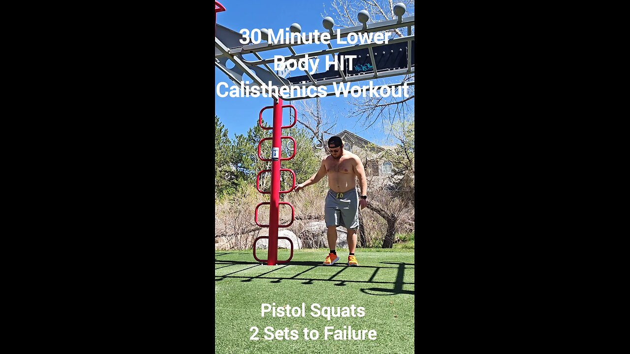 30 Minute Lower Body HIT Calisthenics Workout