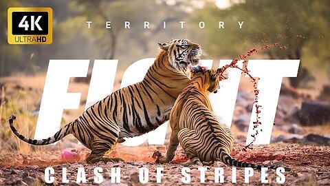Tiger 🐯 Teritory Fight l Tadoba Jungle l Tiger Fight Video