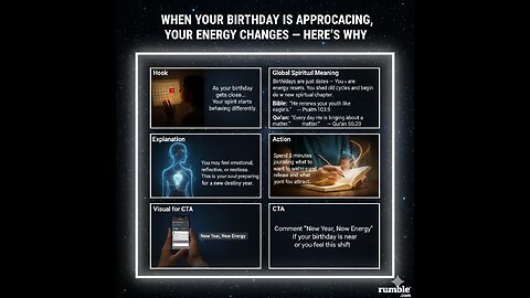 “WHEN YOUR BIRTHDAY IS APPROACHING, YOUR ENERGY CHANGES — HERE’S WHY”