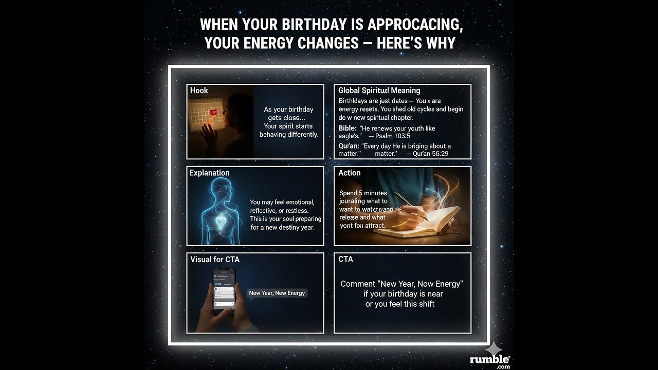 “WHEN YOUR BIRTHDAY IS APPROACHING, YOUR ENERGY CHANGES — HERE’S WHY”