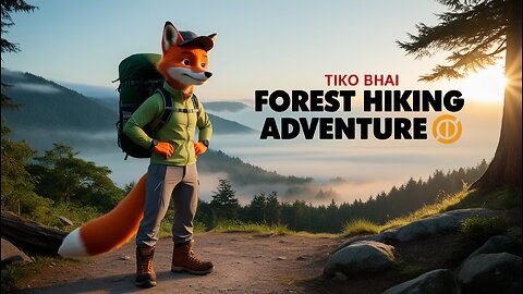 Forest Hiking Adventure 🌲🦊 | Tiko Bhai Explores Nature’s Wonders | Vlog 52