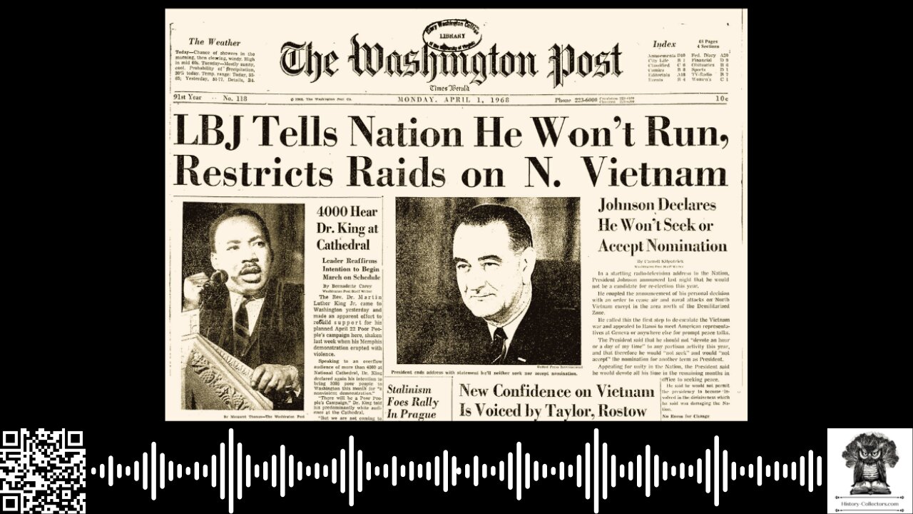#OnThisDate March 31, 1968: New Direction