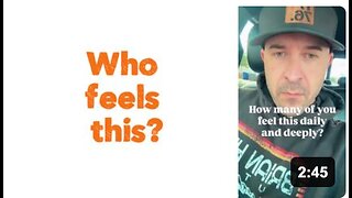 Who feels this daily and deeply?